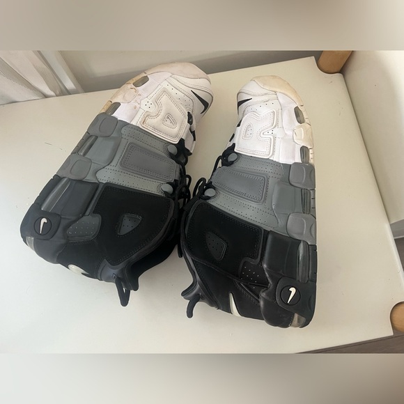 EUC Nike uptempo moon rock grey - Picture 4 of 9